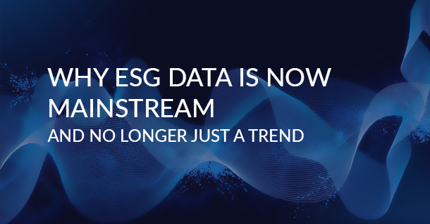 ESG Data is a Necessity, Not a Commodity